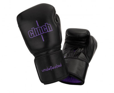 Перчатки боксерские Clinch Undefeated черныее