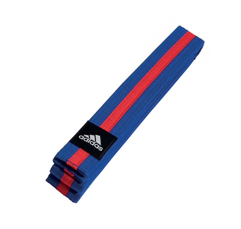 Пояс для единоборств Striped Belt сине-красный