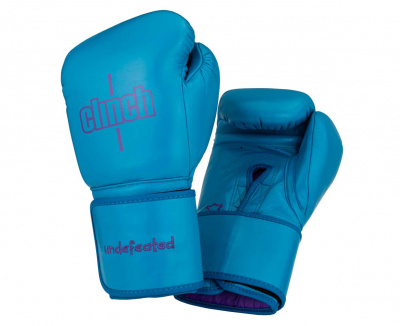 Перчатки боксерские Clinch Undefeated светло-синиее