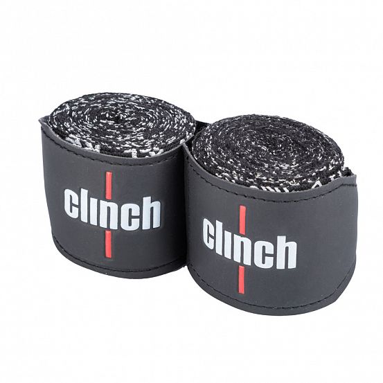 Бинты эластичные Clinch Boxing Crepe Bandage Tech Fix черные фото 2
