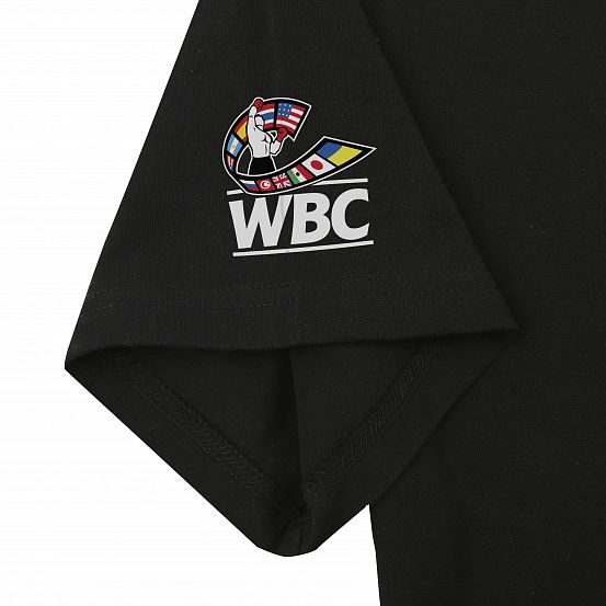 Футболка WBC Boxing Gloves T-Shirt черная фото 4