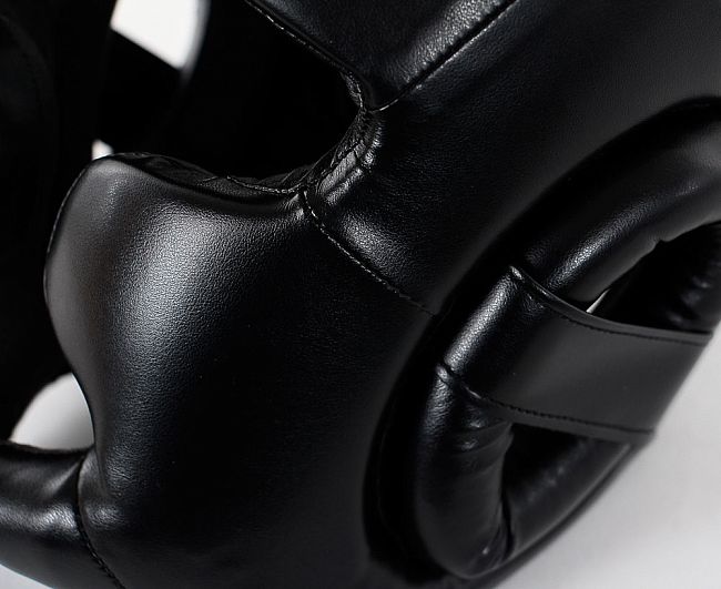 Шлем боксерский Speed Super Pro Training Extra Protect черно-золотой фото 5