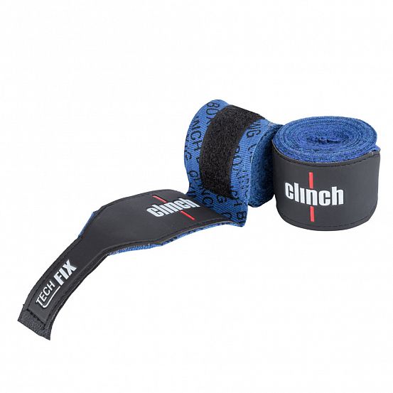 Бинты эластичные Clinch Boxing Crepe Bandage Tech Fix синие фото 4