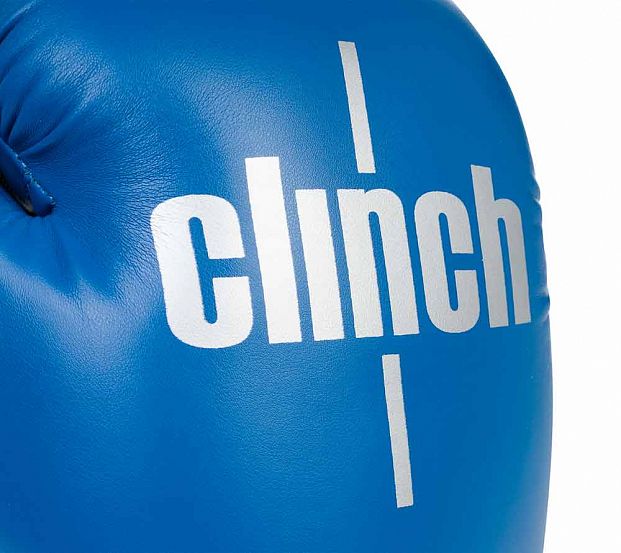 Перчатки боксерские Clinch Olimp синие фото 8