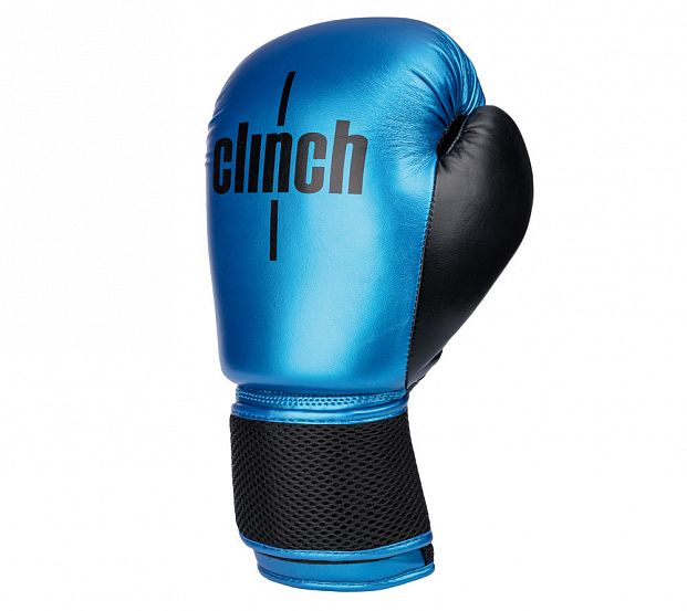 Перчатки боксерские Clinch Aero сине-черные фото 3