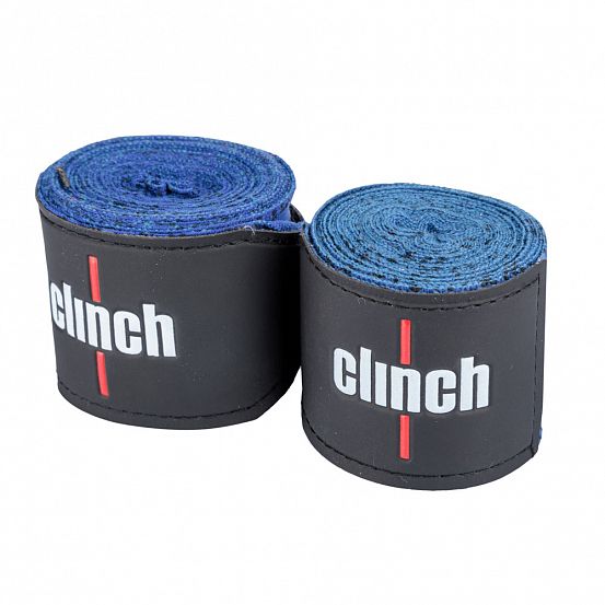 Бинты эластичные Clinch Boxing Crepe Bandage Tech Fix синие фото 2