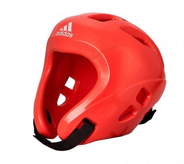 Шлем для единоборств Kick Boxing Headguard красный фото 2