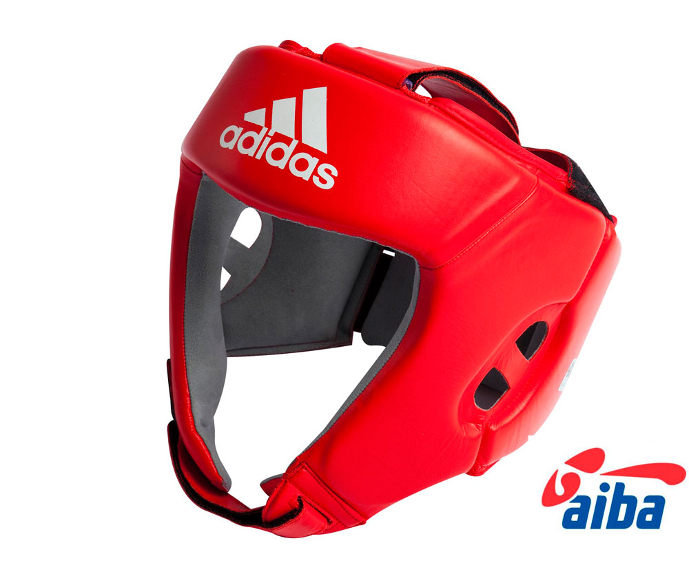 Шлем боксерский AIBA красный