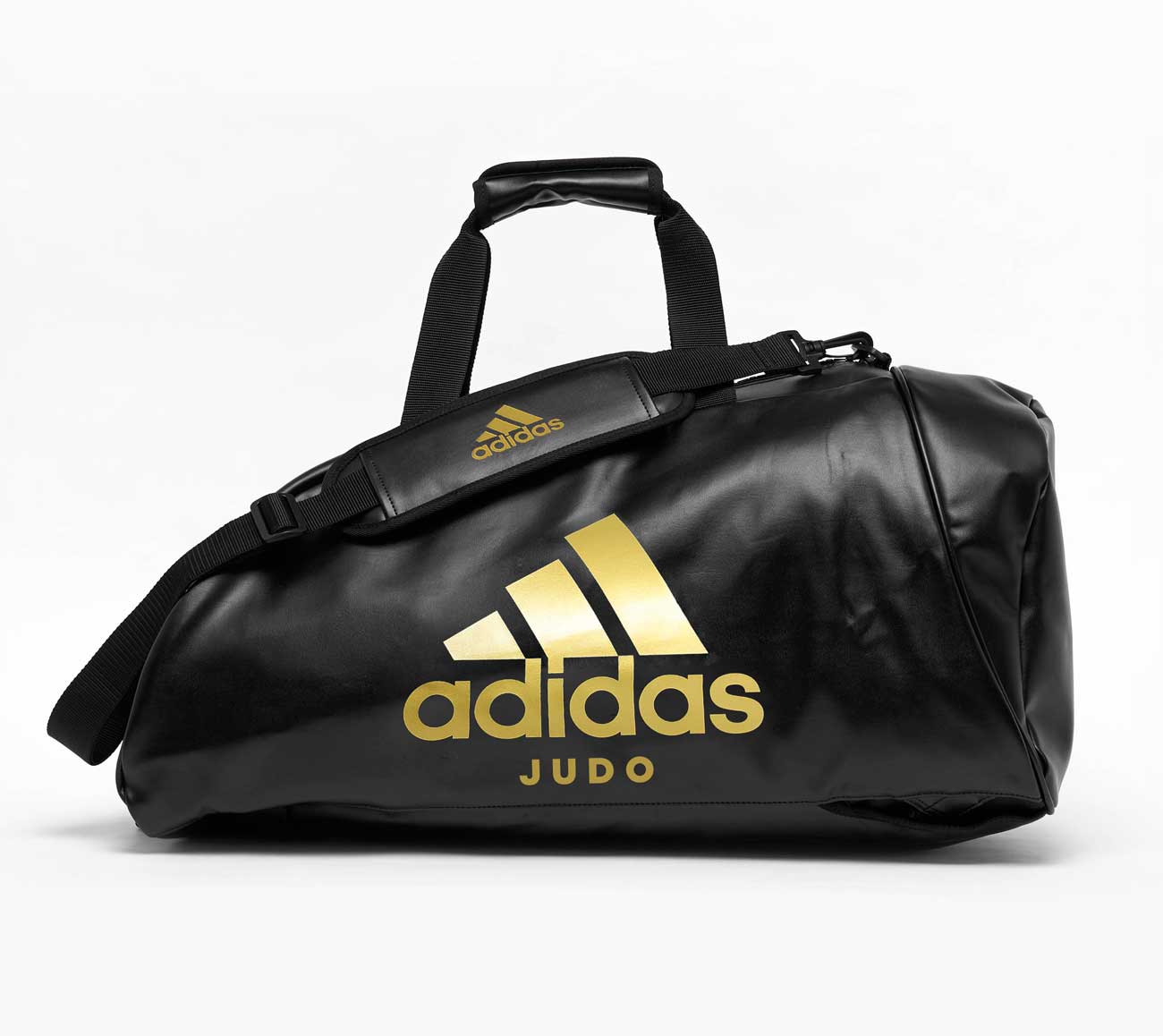 Сумка-рюкзак Training 2 in 1 PU Bag Judo M черно-золотая