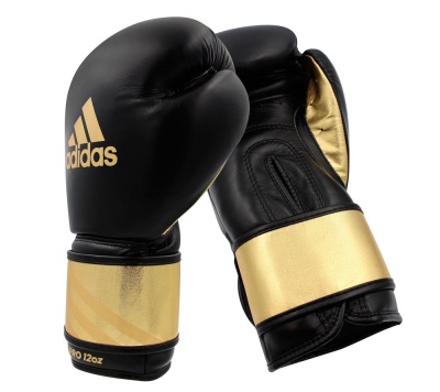 Перчатки боксерские Speed Pro черно-золотыее