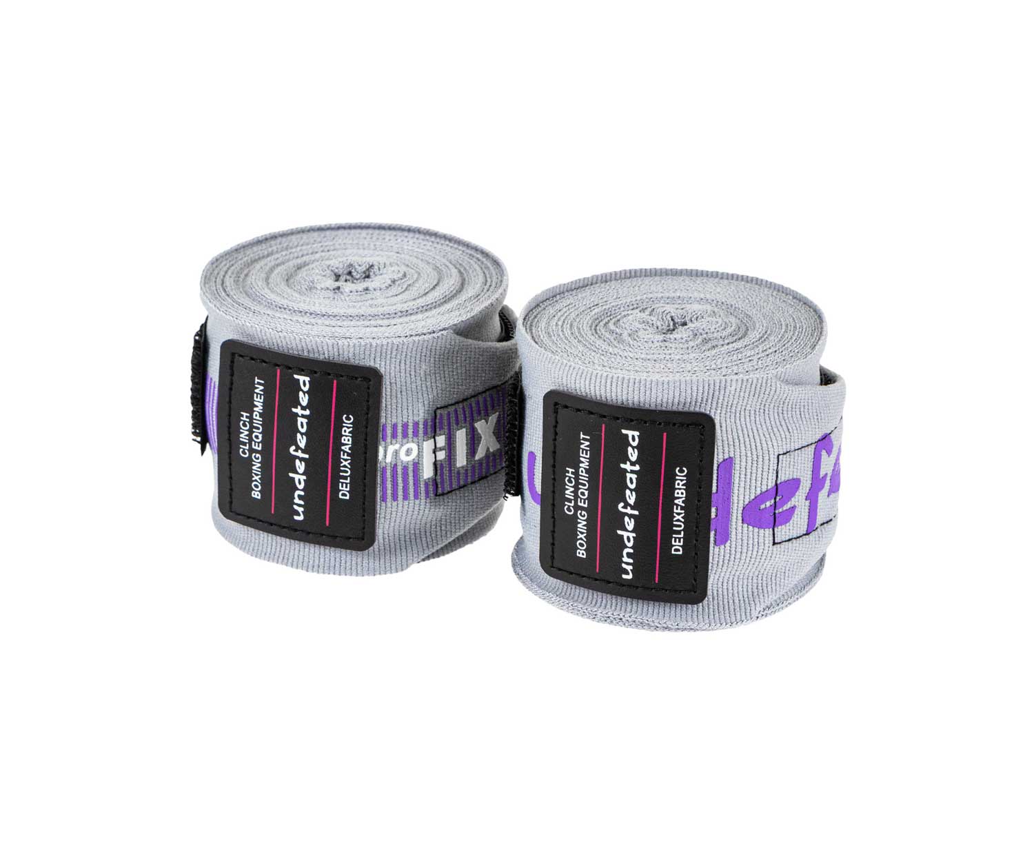 Бинты боксерские Clinch Boxing Hand Wrap Undefeated серые