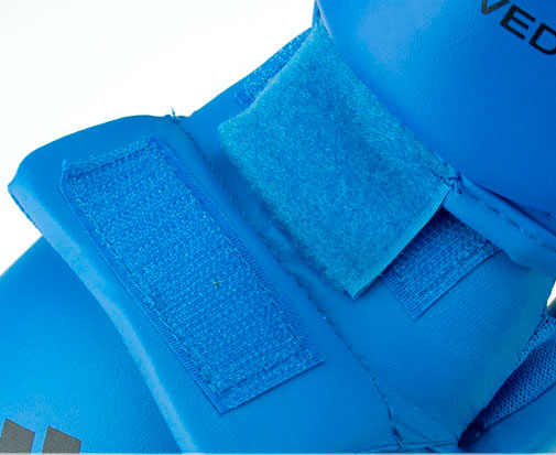 Защита голени и стопы WKF Shin & Removable Foot синяя фото 4
