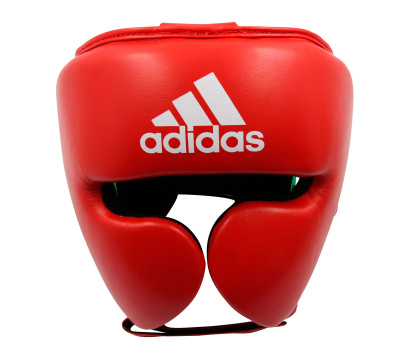 Шлем боксерский AdiStar Pro Headgear красно-зеленыйе