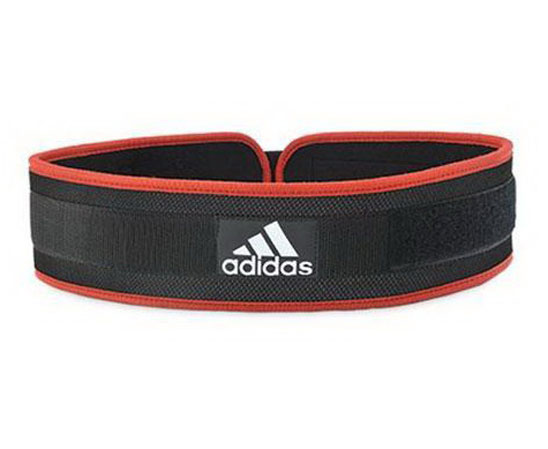 Пояс тяжелоатлетический Nylon Weightlifting Belt черно-красный