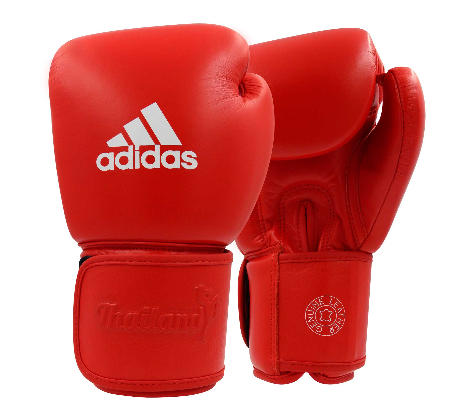 Перчатки боксерские Muay Thai Gloves 200 красно-белые