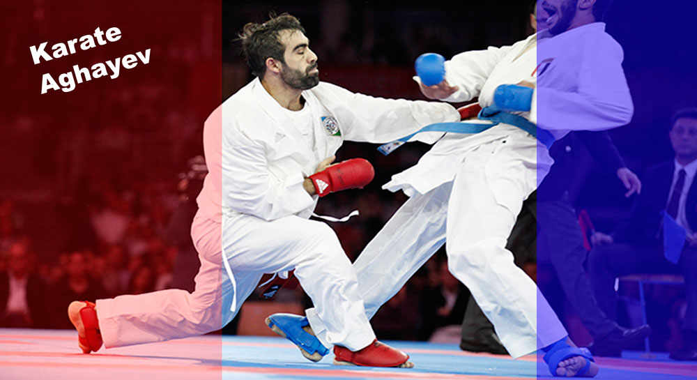 Спортсмен adidas karate Рафаэль Агаев