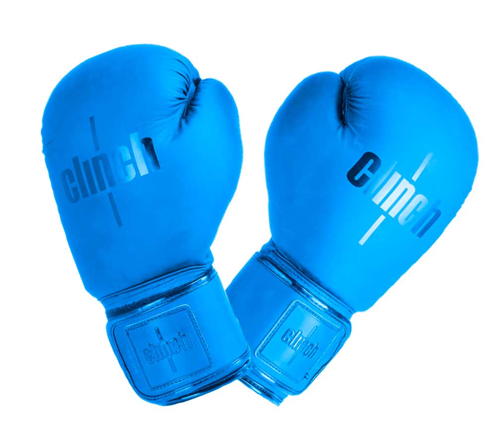 Перчатки боксерские Clinch Mist синие