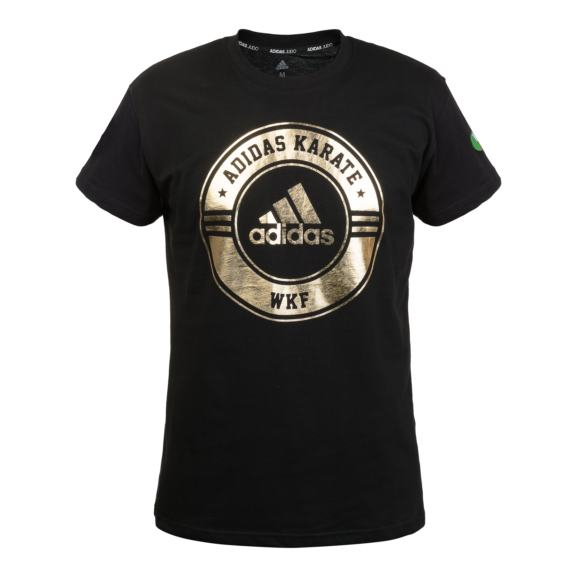 Футболка Combat Sport T-Shirt Karate WKF черно-золотая