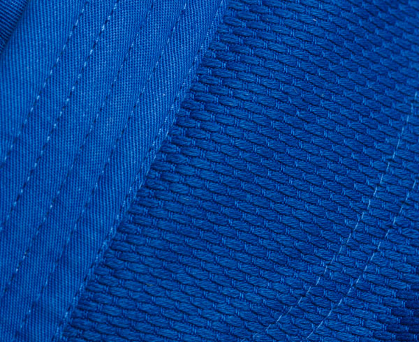 Кимоно для дзюдо Club синее с белыми полосками фото 6