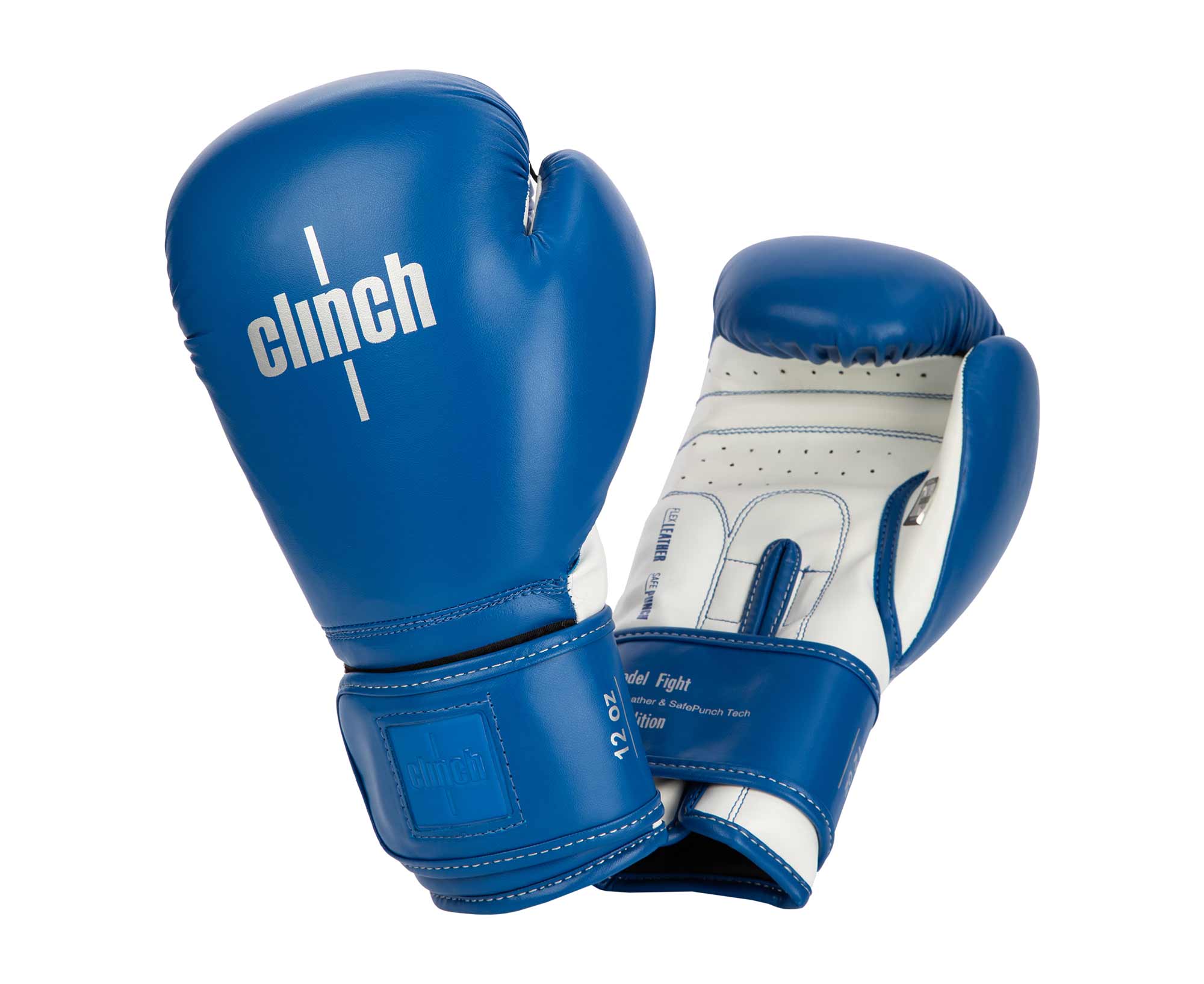 Перчатки боксерские Clinch Fight 2.0 сине-белые