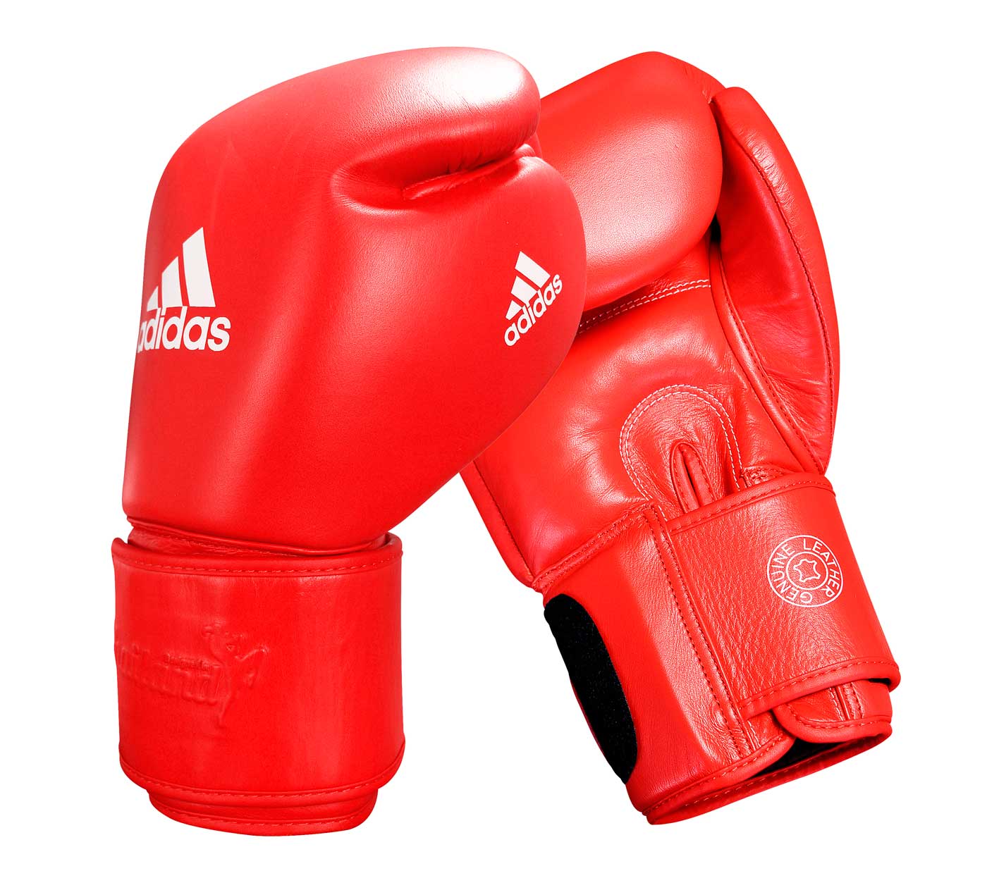 Перчатки боксерские Muay Thai Gloves 300 красно-белые