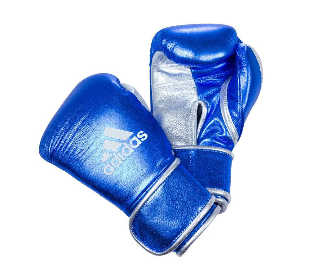 Перчатки боксерские Sparring Gloves With Foam Japanese Style сине-серебристые