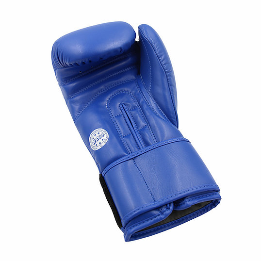Перчатки для кикбоксинга WAKO Kickboxing Training Glove синие фото 2