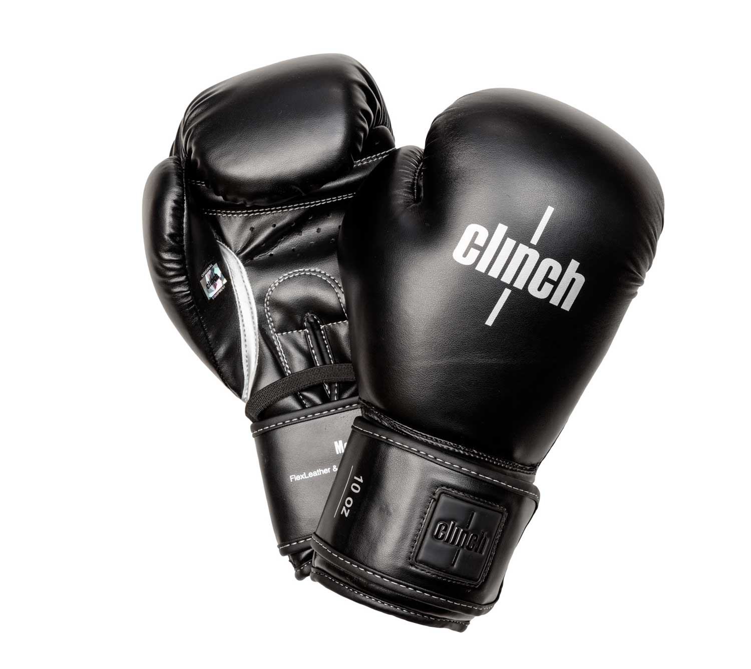 Перчатки боксерские Clinch Fight 2.0 черные