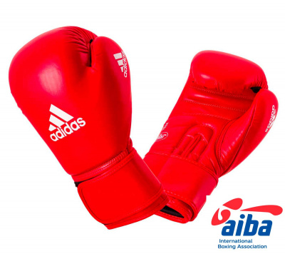 Перчатки боксерские AIBA красныее