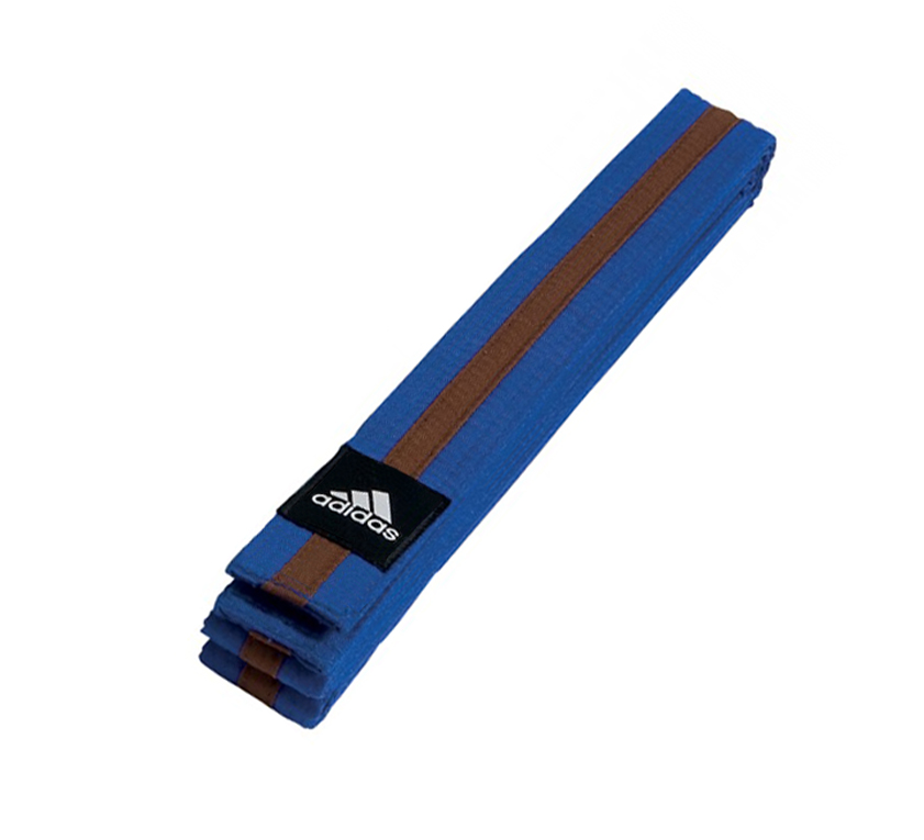 Пояс для единоборств Striped Belt сине-коричневый