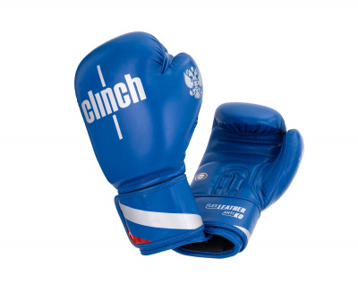 Перчатки боксерские Clinch Olimp синиее