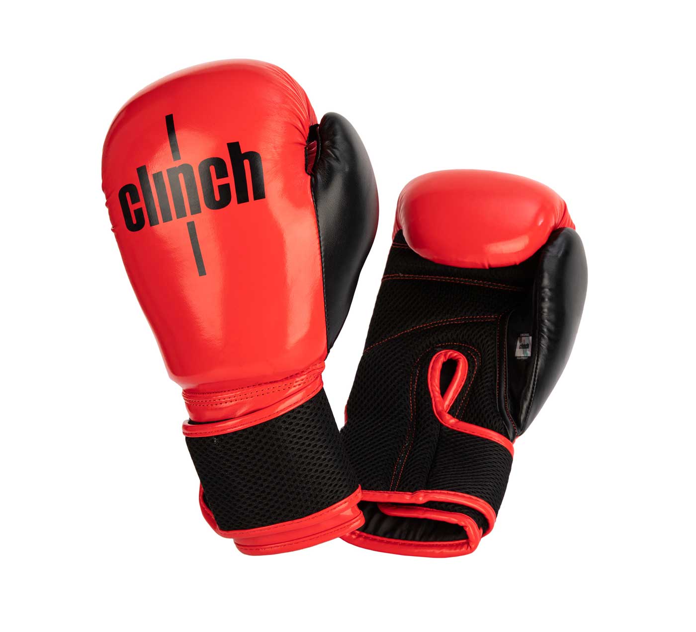 Перчатки боксерские Clinch Aero красно-черные