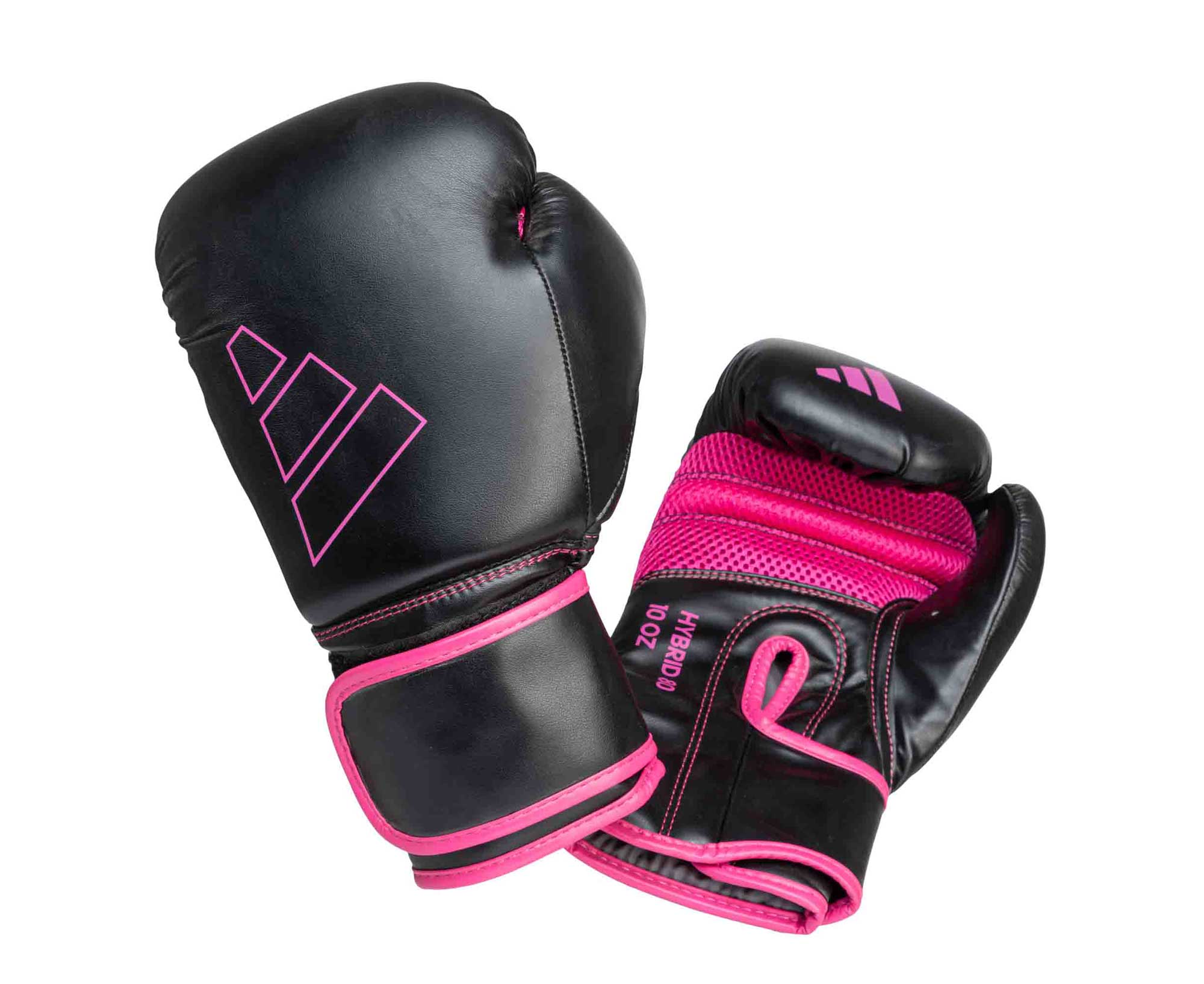 Перчатки боксерские Hybrid 80 черно-розовые