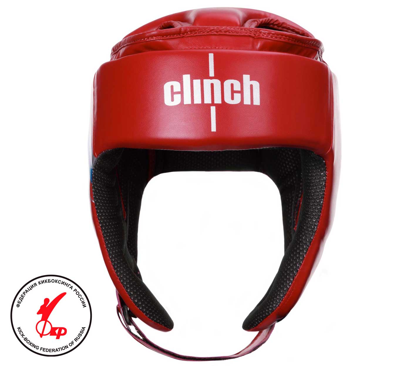 Шлем для единоборств Clinch Helmet Kick красный