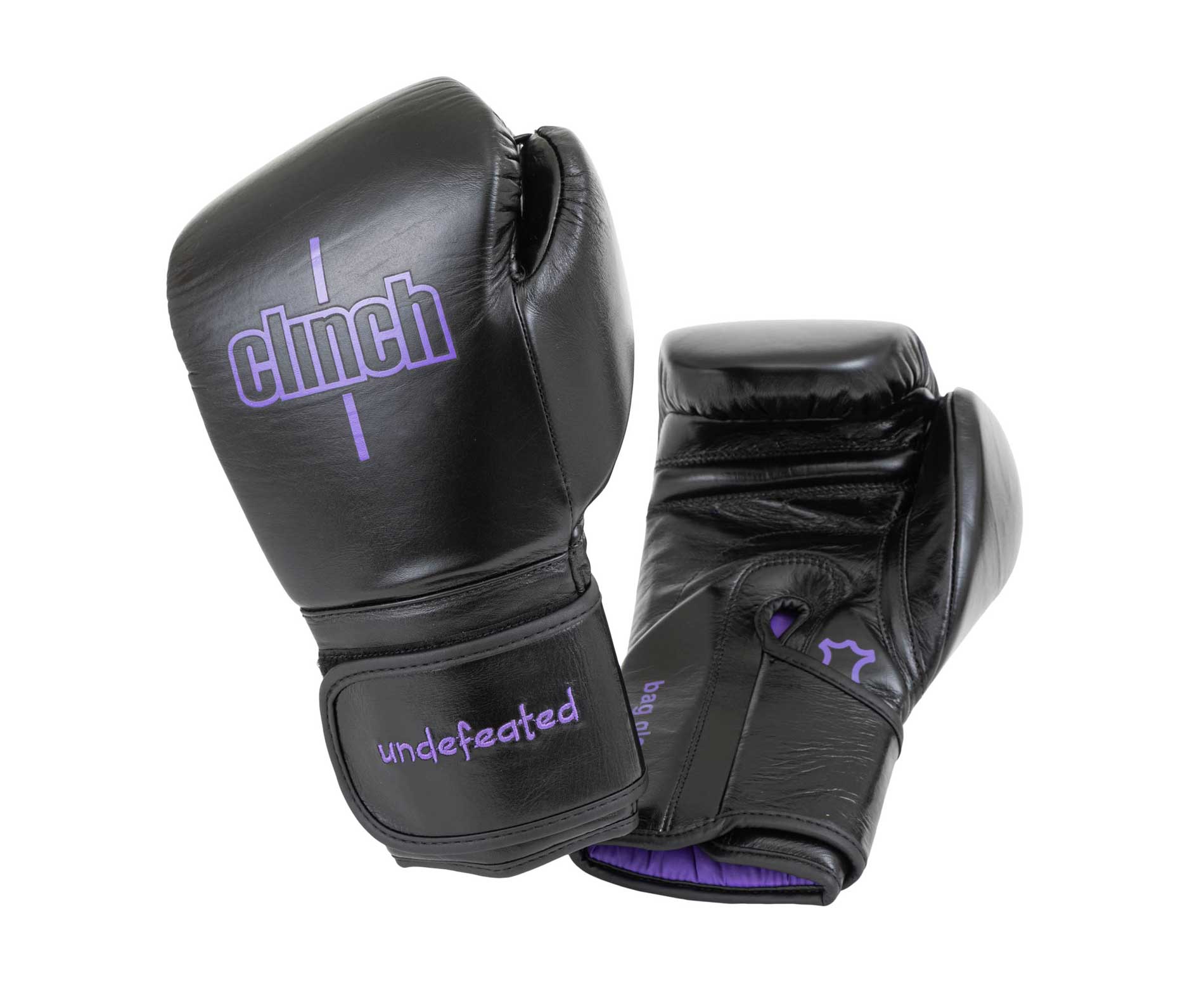 Перчатки снарядные Clinch Undefeated черные