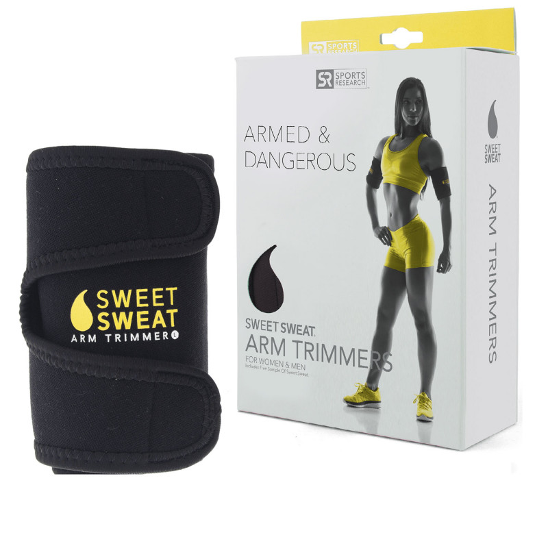 Термопояс на руки Sweet Sweat Arm Trimmers черно-желтый