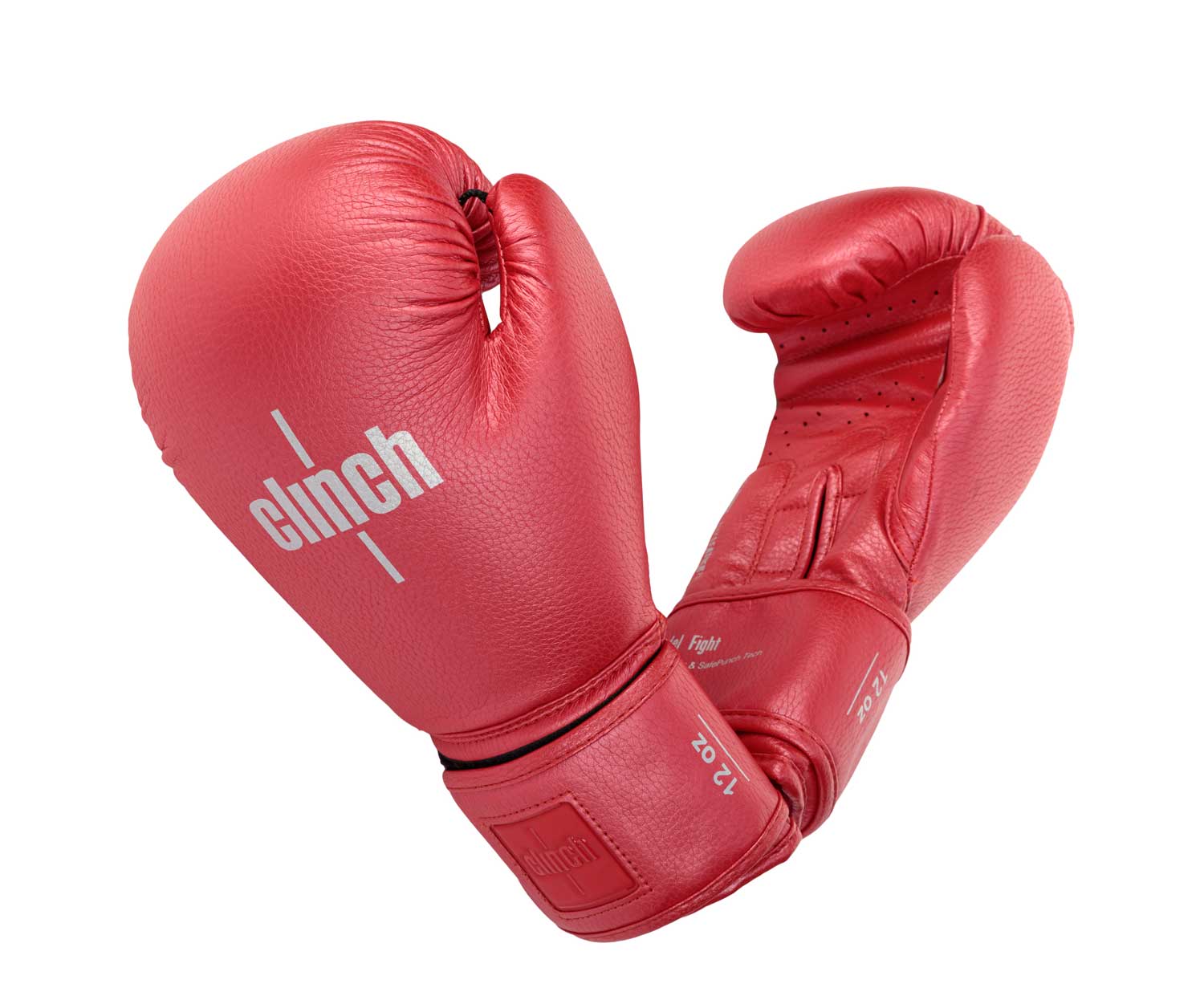 Перчатки боксерские Clinch Fight 2.0 красный металлик