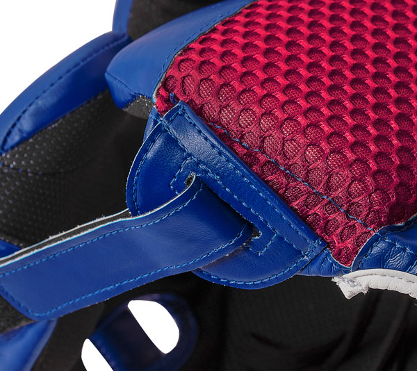 Шлем боксерский Hybrid 150 Headgear сине-красный фото 8