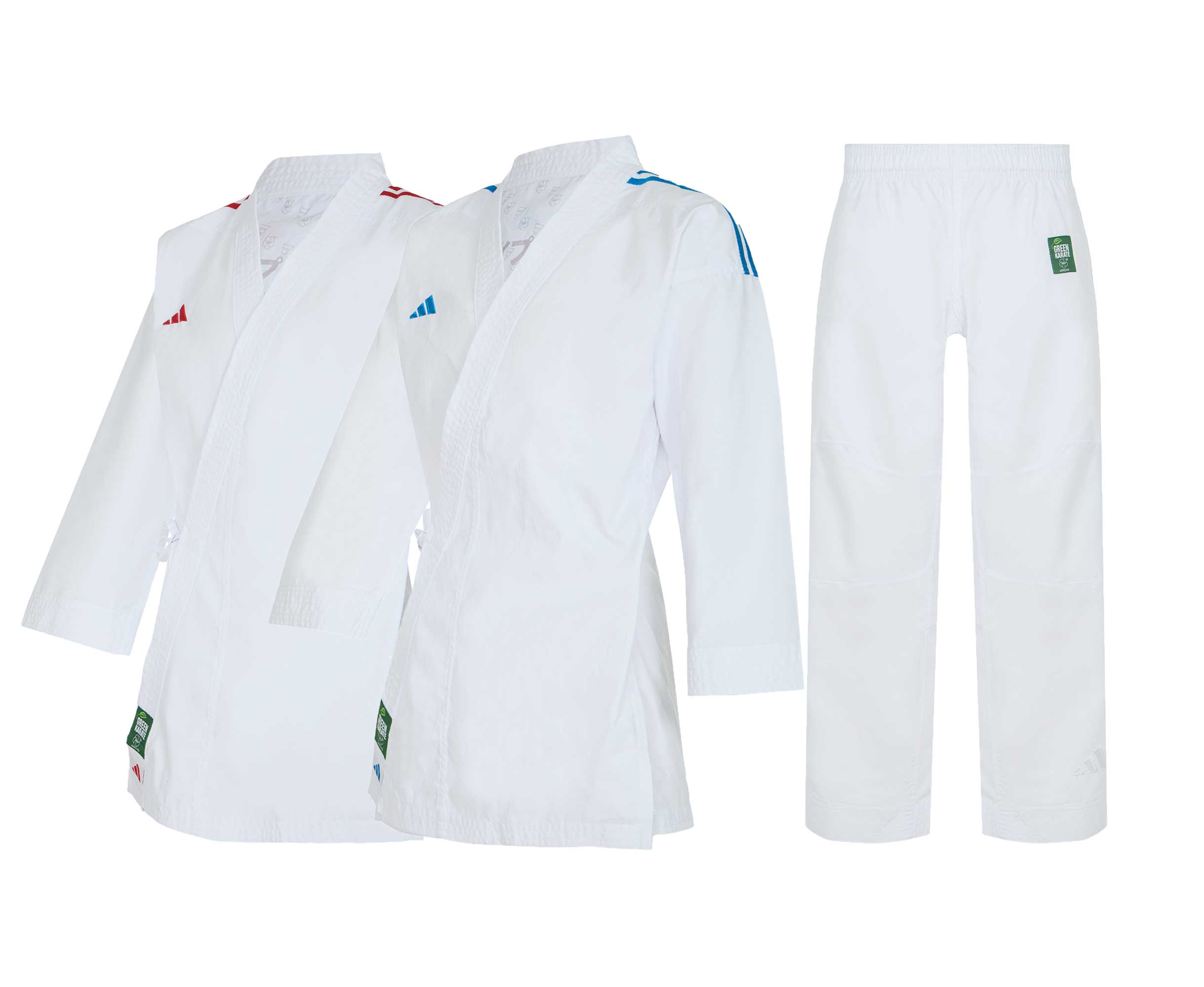 Кимоно для карате Kumite DNA WKF (2 куртки и 1 брюки) белое