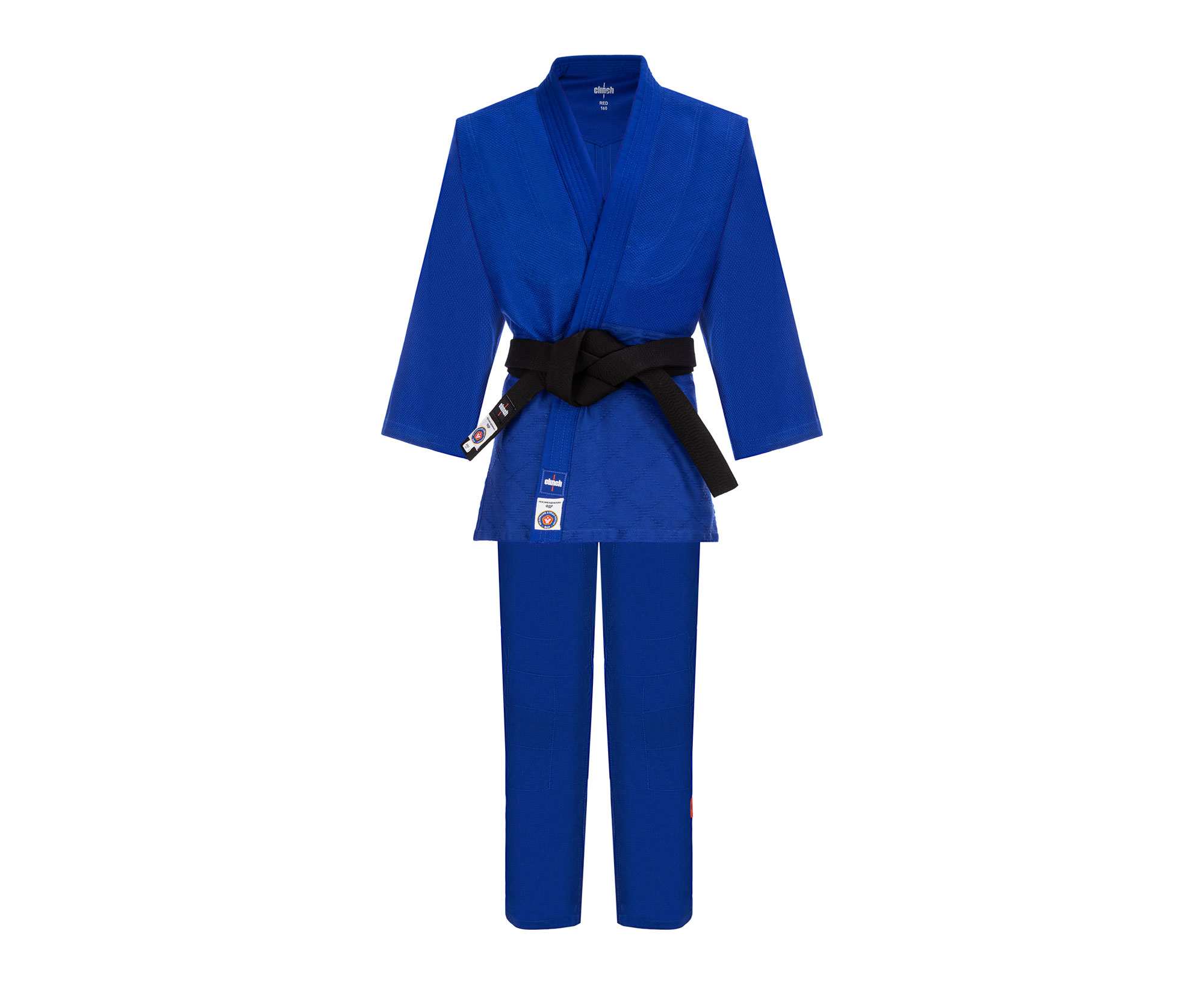 Кимоно для дзюдо Clinch Judo Red FDR синее
