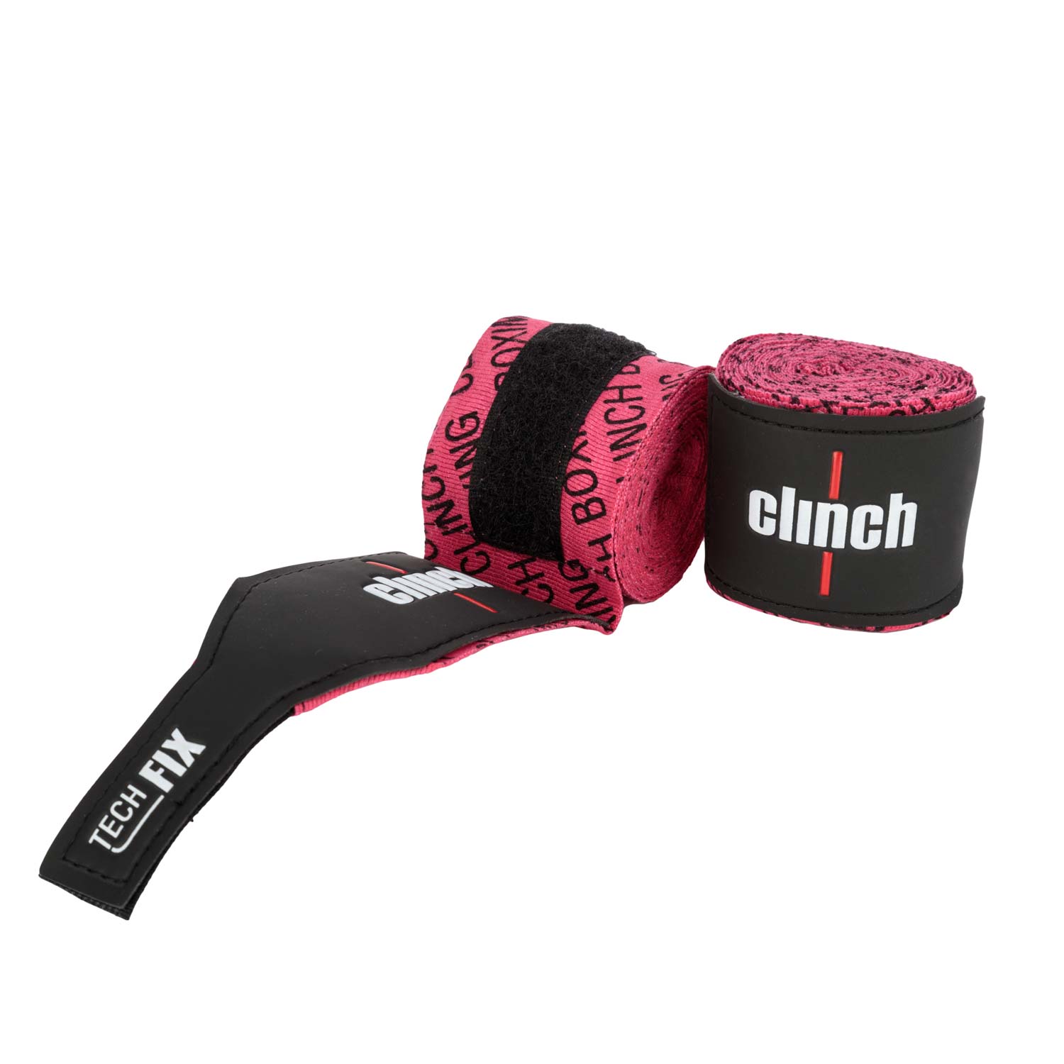 Бинты эластичные Clinch Boxing Crepe Bandage Tech Fix розовые