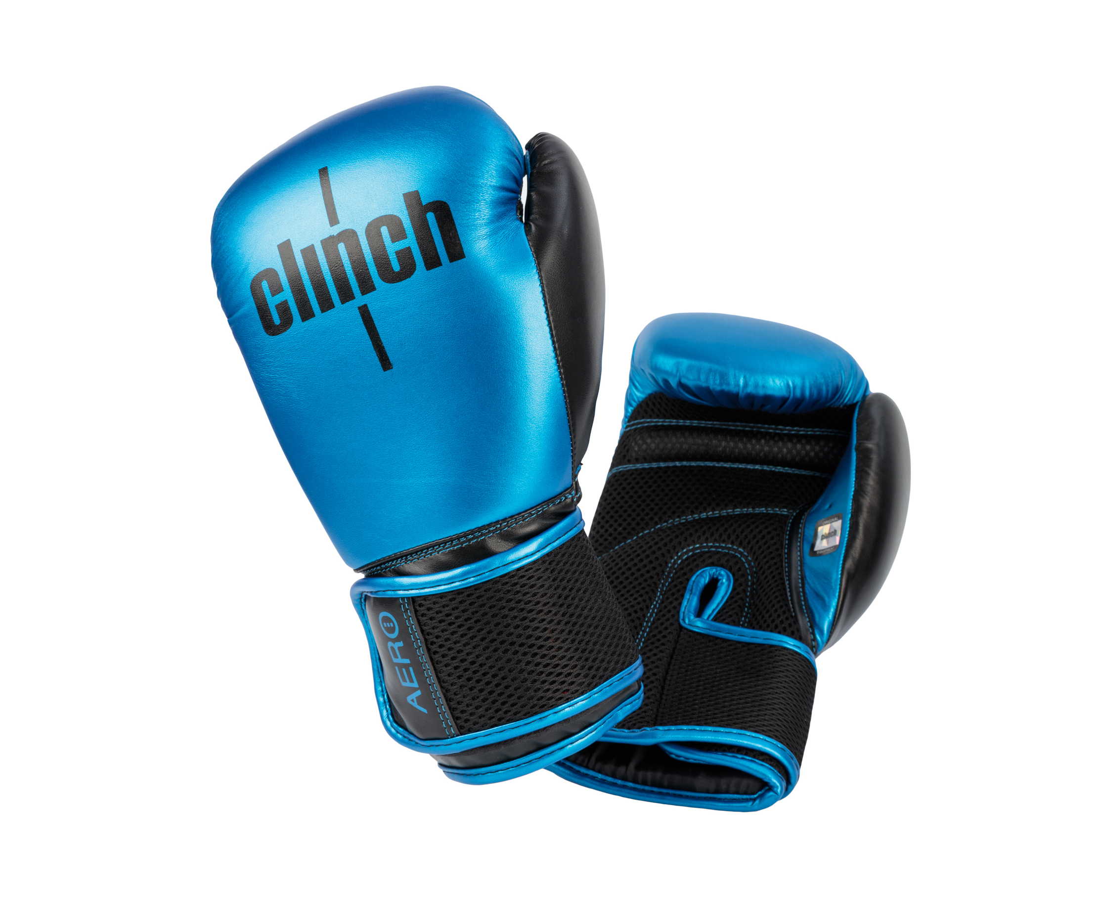 Перчатки боксерские Clinch Aero 2.0 сине-черные