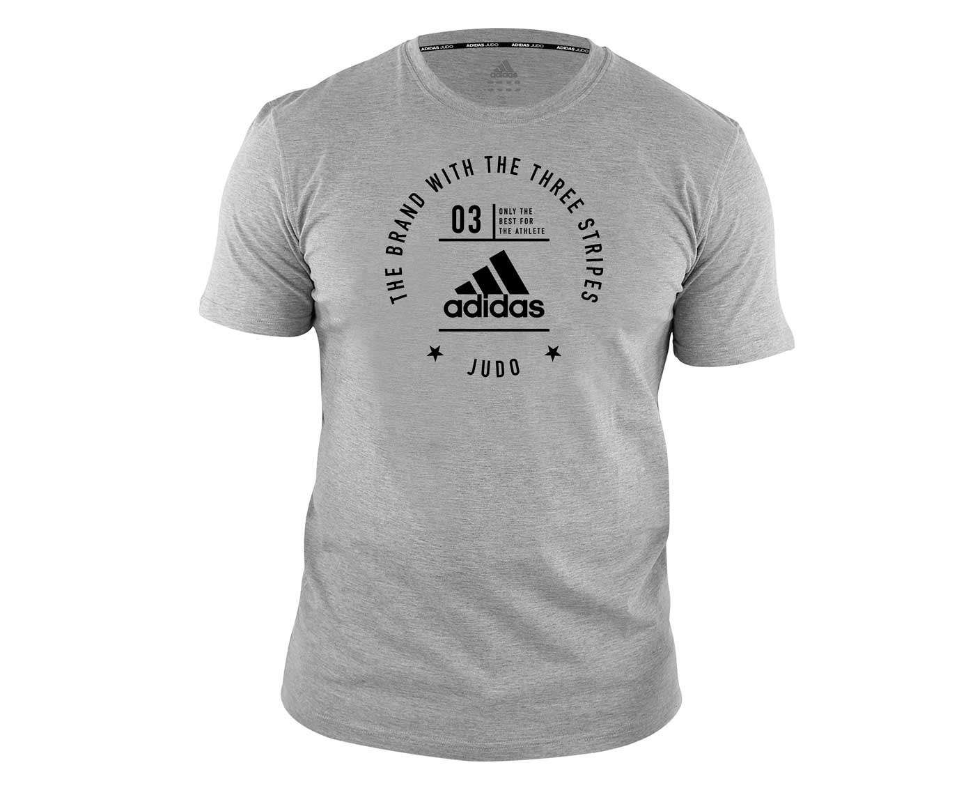Футболка The Brand With The Three Stripes T-Shirt Judo серо-черная