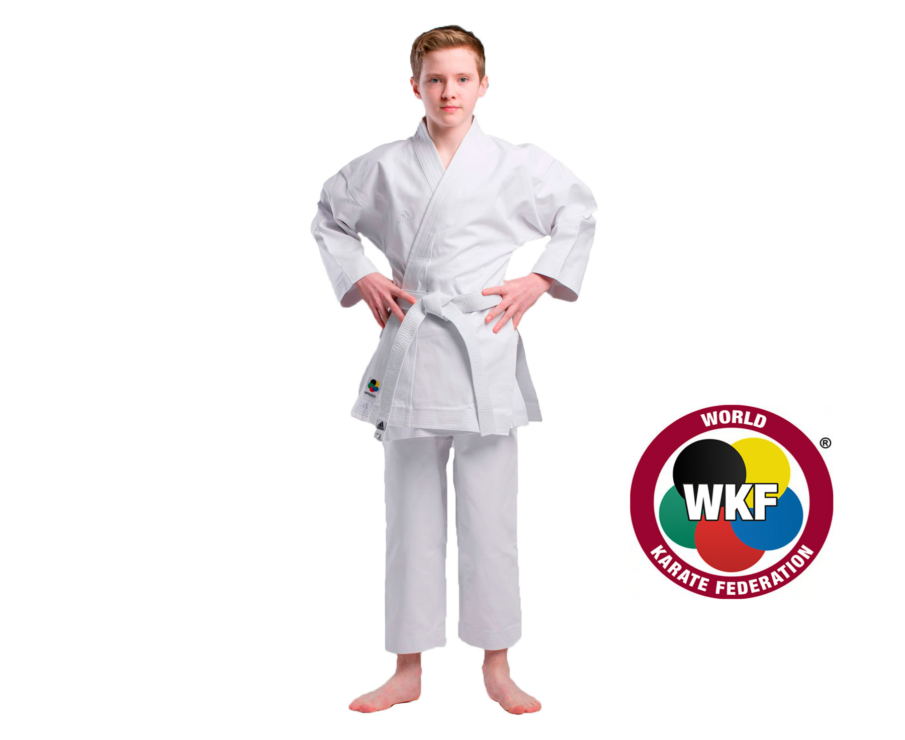 Кимоно для карате Kigai European Cut WKF белое