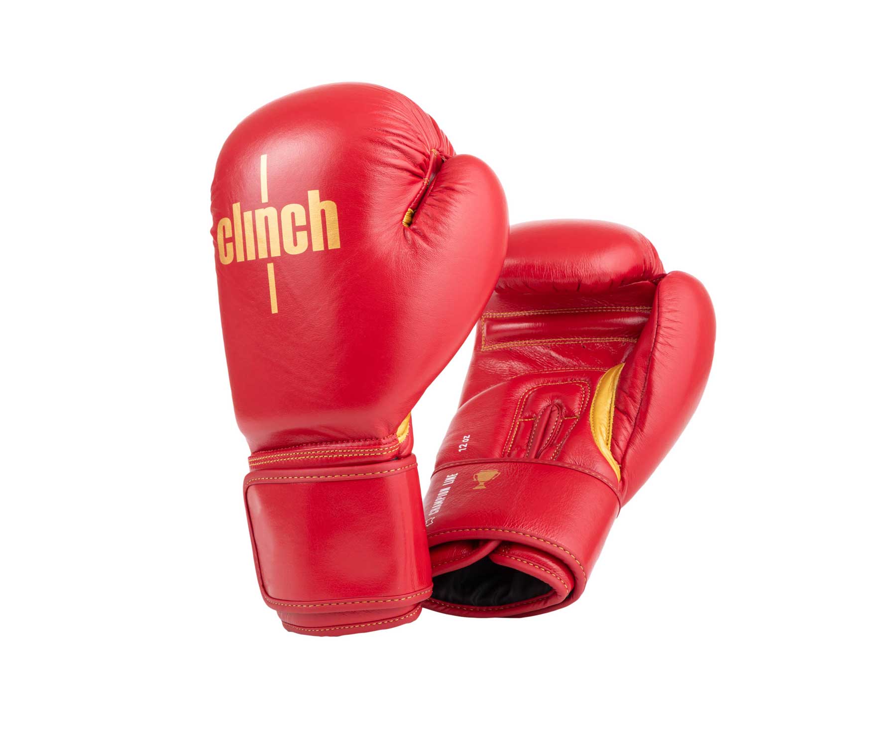 Перчатки боксерские Clinch Olimp Premium Champion Line красные
