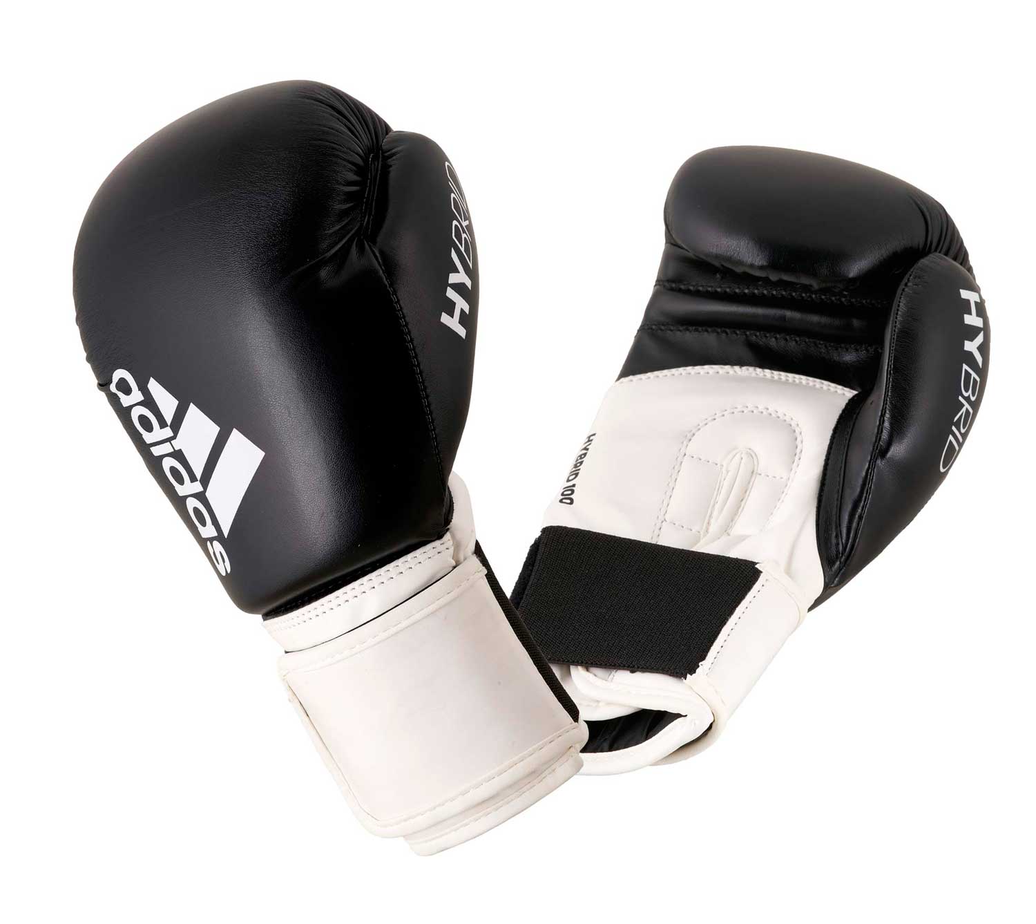 Перчатки боксерские Hybrid 100 черно-белые