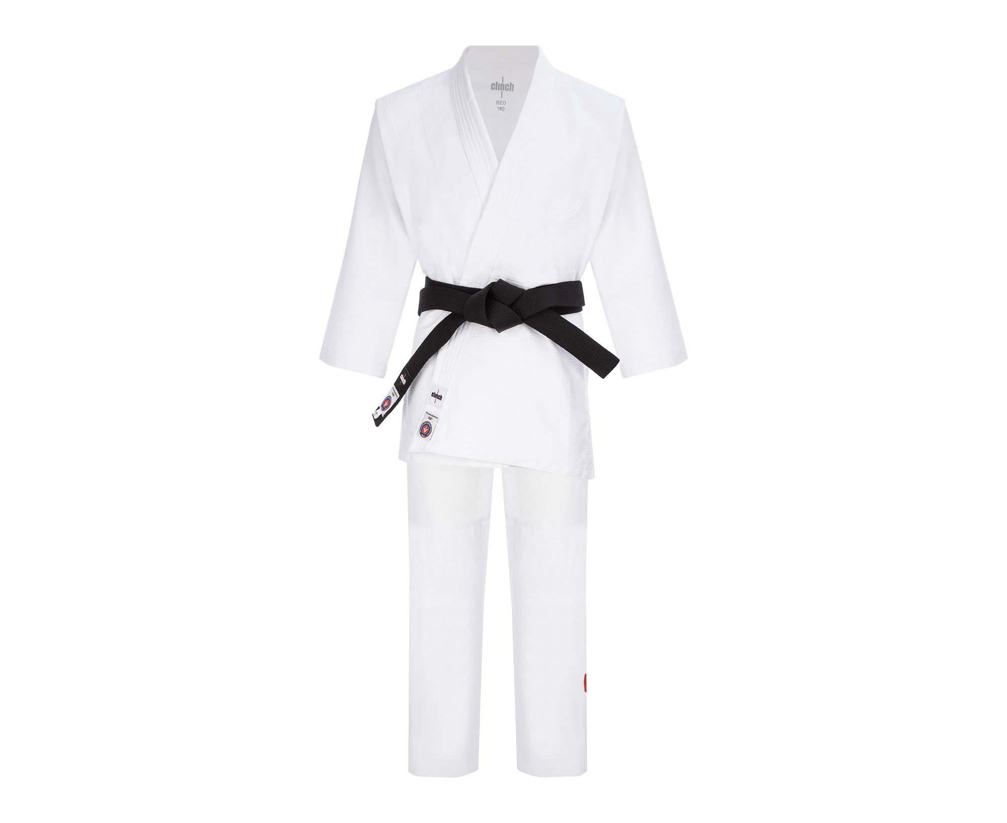 Кимоно для дзюдо Clinch Judo Red FDR белое