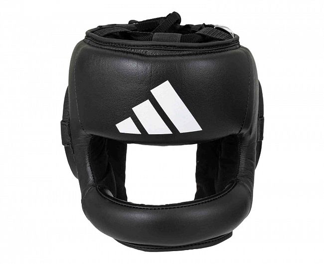 Шлем боксерский с бампером Pro Full Protection Boxing Headgear черный фото 2