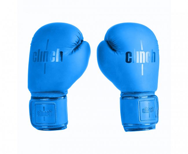 Перчатки боксерские Clinch Mist синие фото 2
