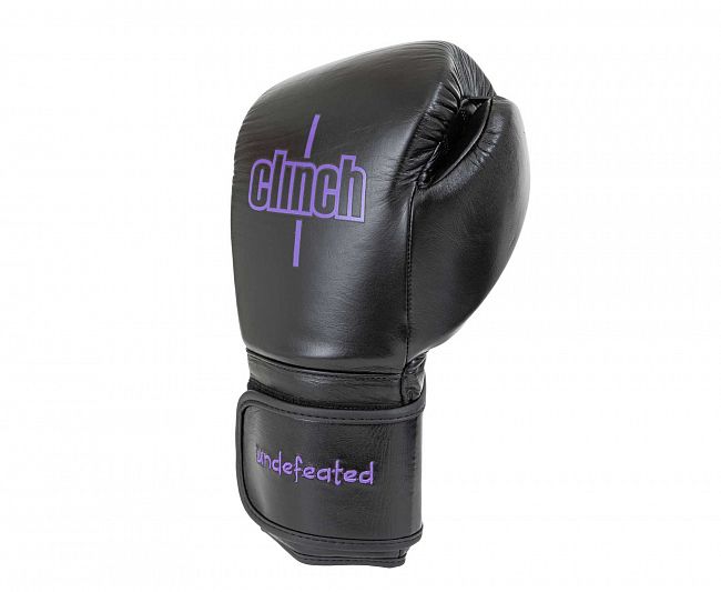 Перчатки снарядные Clinch Undefeated черные фото 4